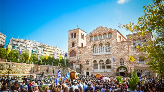 (Δελτίο Τύπου) Ι.Λιτάνευσις της Ι. Εικόνος της Παναγίας της Κανάλας, μετά των Σεπτών και Χαριτοβρύτων Λειψάνων και της Ι. Εικόνος του Αγ. Δημητρίου