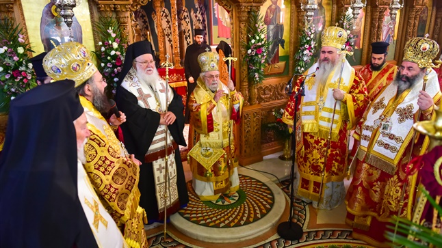 (Δελτίο Τύπου) Πολυαρχιερατικό Συλλείτουργο και Θεολογική Ημερίδα επί τη Ιερά Μνήμη της Αγίας Νεομάρτυρας Κυράννης της Οσσαίας