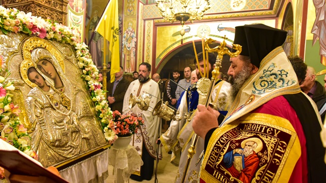 (Δελτίο Τύπου) Η Ακολουθία της Γ' Στάσεως των Χαιρετισμών προς την Υπεραγία Θεοτόκο