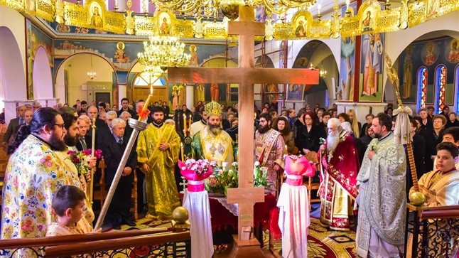 (Δελτίο Τύπου) Γ' Κυριακή των νηστειών εις τον Ιερό ναό Κωνσταντίνου και Ελένης - Ασσήρου