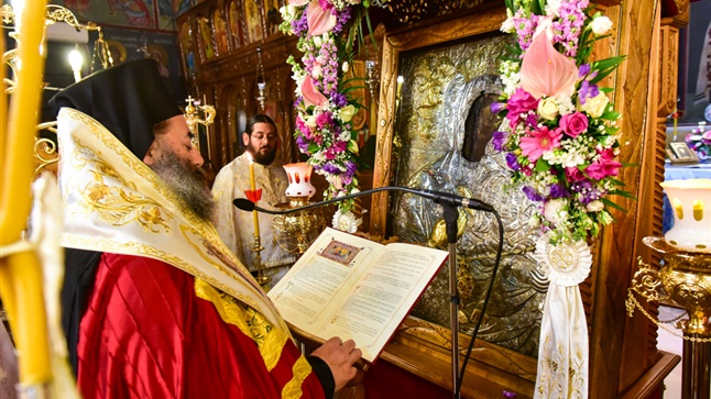 (Δελτίο Τύπου) Η Ακολουθία της Δ' Στάσεως των Χαιρετισμών προς την Υπεραγία Θεοτόκο