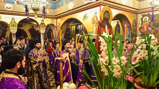 (Δελτίο Τύπου) Η Ακολουθία του Νυμφίου - Όρθρος Μ. Τετάρτης εις τον Ι.Ν. Κοιμήσεως της Θεοτόκου - Λαγκαδά