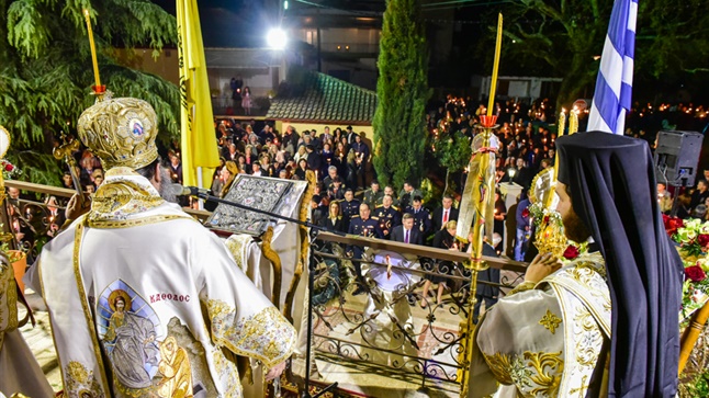 (Δελτίο Τύπου) Η Ακολουθία της Αναστάσεως και η Πανηγυρική Αρχιερατική Θεία Λειτουργία εις τον Ι. Μητροπολιτικό ναό Αγίας Παρασκευής - Λαγκαδά