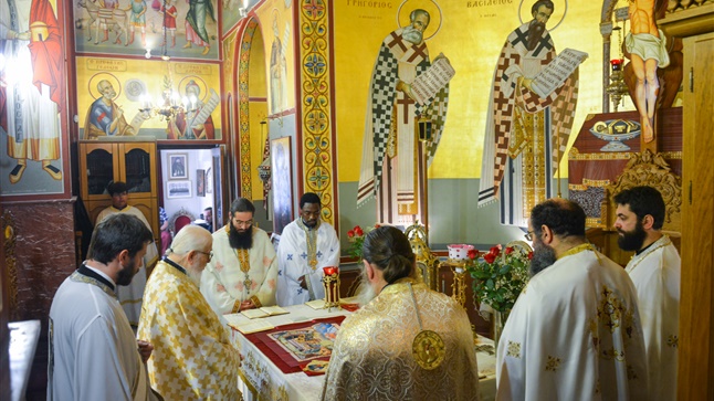 (Δελτίο Τύπου) Πανηγυρική Θεία Λειτουργία εις τον Ιερό ναό Κοιμήσεως της Θεοτόκου - Λαγκαδά