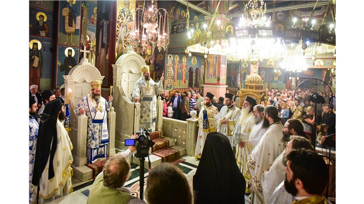 (Δελτίο Τύπου) Ιερά Αγρυπνία εις τον Ιερό Μητροπολιτικό ναό Αγ. Παρασκευής - Λαγκαδά