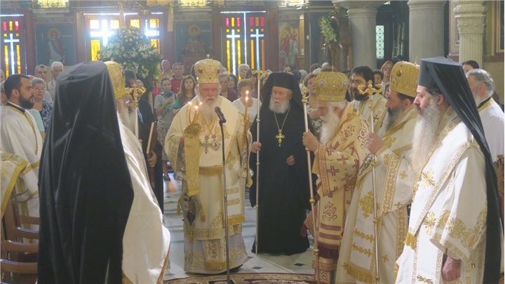 (Δελτίο Τύπου) ΣΥΝΟΔΙΚΗ ΘΕΙΑ ΛΕΙΤΟΥΡΓΙΑ ΣΤΟΝ ΙΕΡΟ ΝΑΟ ΤΟΥ ΑΓΙΟΥ ΠΑΥΛΟΥ, ΕΠΙ ΤΗΣ ΟΔΟΥ ΨΑΡΩΝ ΣΤΗΝ ΑΘΗΝΑ