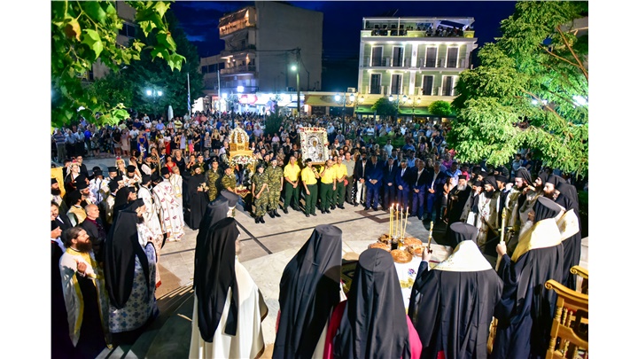 (Δελτίο Τύπου) Μέγας Πανηγυρικός Εσπερινός επί τη εόρτη της Προστάτιδος και Πολιούχου της πόλεως του Λαγκαδά, Αγίας Οσιοπαρθενομάρτυρος Παρασκευής