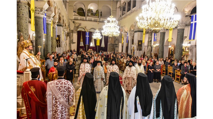 (Δελτίο Τύπου) Ιερά Αγρυπνία εις τον Ιερό ναό Αγίου Δημητρίου - Θεσσαλονίκης 