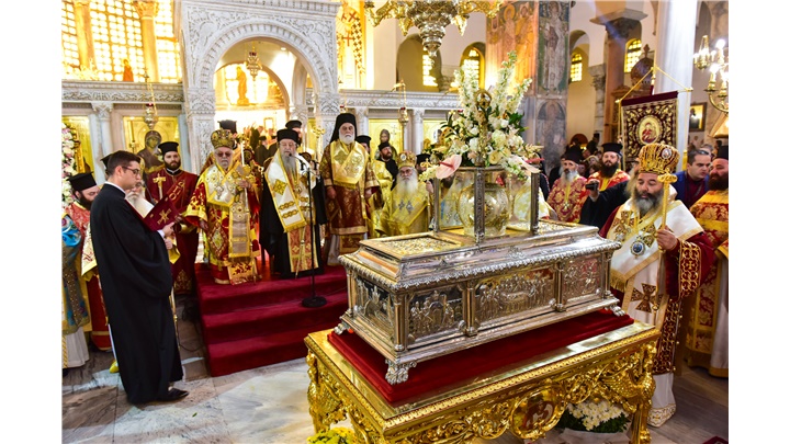 (Δελτίο Τύπου) Ιερά Λιτάνευση των Εικόνων της Παναγίας των Ελαιών και του Αγίου Δημητρίου του Μυροβλύτου 