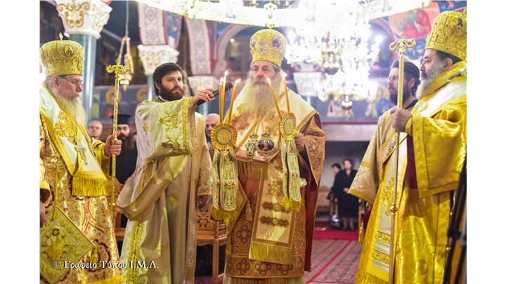 (Δελτίο Τύπου) Αρχιερατικό Συλλείτουργο επί τη εορτή του Αγίου Δαμασκηνού Επισκόπου Λητής και Ρεντίνης