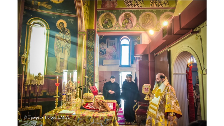 (Δελτίο Τύπου) Αρχιερατική Θεία Λειτουργία εις τον Ιερό ναό Κοιμήσεως της Θεοτόκου - Λαγκαδά
