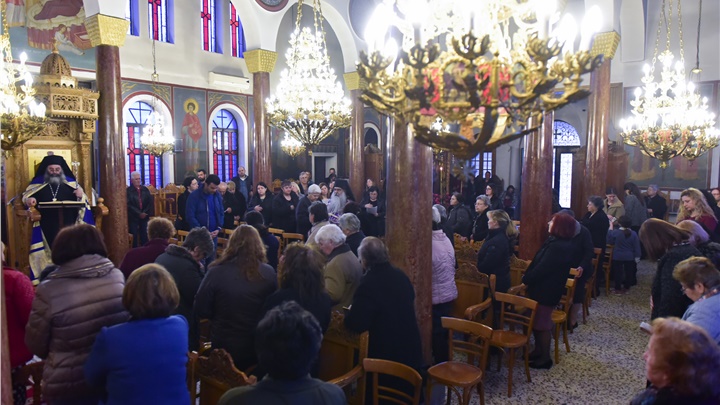 (Δελτίο Τύπου) Η Ακολουθία του Μεγάλου Κανόνος εις τον Ι.Ν. Κοιμήσεως της Θεότοκου - Αγ. Βασιλείου