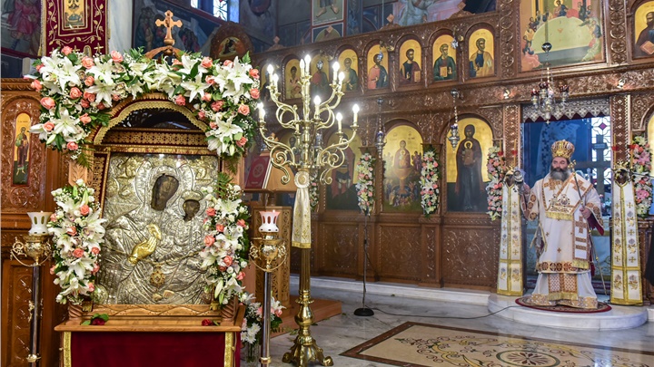 (Δελτίο Τύπου) Πανηγυρική Αρχιερατική Θεία Λειτουργία εις τον Ι.Ν. Ζωοδόχου Πηγής - Ασκού