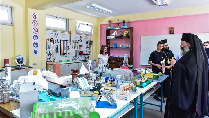 (Δελτίο Τύπου) Εγκαίνια της σχολικής βιβλιοθήκης του 1ου Γυμνασίου - Λαγκαδά