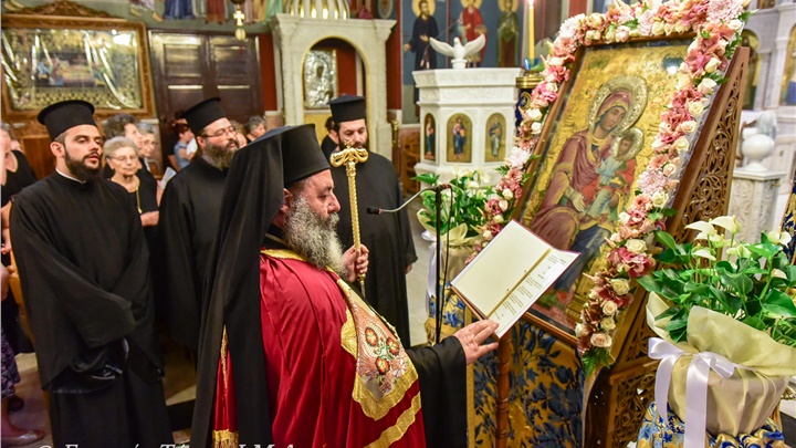 (Δελτίο Τύπου) Ιερά Παράκληση προς την Υπεραγία Θεοτόκο εις τον Ιερό Μητροπολιτικό ναό Αγ. Παρασκευής - Λαγκαδά 