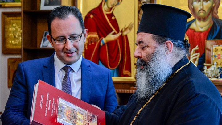 (Δελτίου Τύπου)  Συνάντηση με τον απερχόμενο  Γενικό Πρόξενο της Τούρκικής Δημοκρατίας στην Θεσσαλονίκη, κ. Orhan Yalman OKAN    