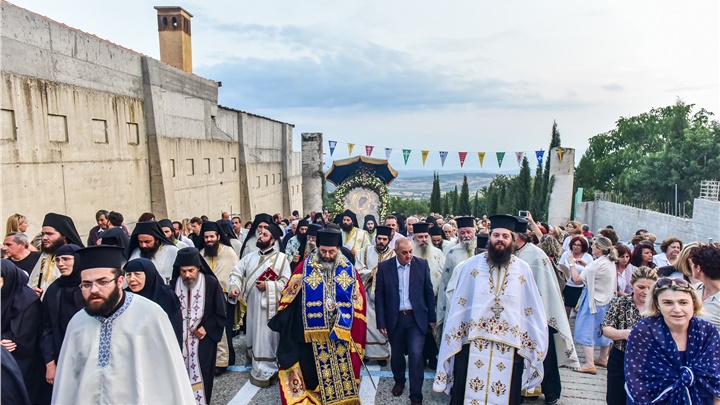(Δελτίο Τύπου) Υποδοχή της Εικόνος της Παναγίας  Γοργοϋπηκόου εις την Ιερά Μονή Θεοσκεπάστου Σοχού