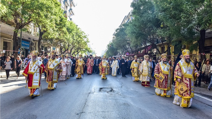 (Δελτίο Τύπου) Λιτάνευση των Ιερών εικόνων καθώς και των χαριτοβρύτων Λειψάνων του Αγίου Δημητρίου 