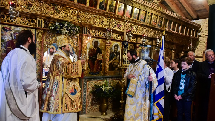 (Δελτίο Τύπου) Πανηγυρικό Αρχιερατικό Συλλείτουργο εις τον Ιερό Ναό Παμμεγίστων Ταξιαρχών - Όσσας