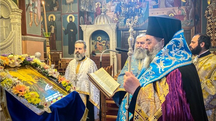 (Δελτίο Τύπου) Η Ακολουθία του Όρθρου και των Μεγάλων Βασιλικών Ωρών εις τον Ι. Μητροπολιτικό ναό Αγ. Παρασκευής- Λαγκαδά
