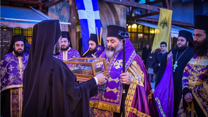 (Δελτίο Τύπου) Υποδοχή της δεξιάς Χείρας του Αγίου Νεκταρίου Επισκόπου Πενταπόλεως του θαυματουργού 