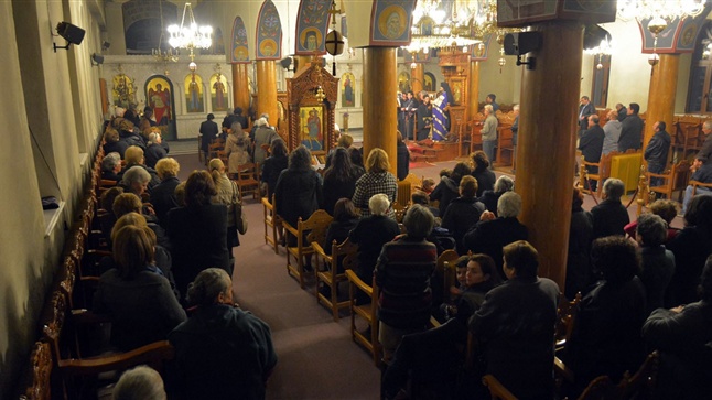 (Φωτογρ. Υλικό) Ακολουθία του Δ΄ Κατανυκτικού Εσπερινού είς τον Ι.Ν. Αγ. Παρασκευής - Κολχικού