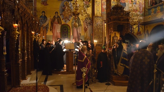 (Φωτογρ. Υλικό) Μ. Τρίτη, Ακολουθία του Νυμφίου εις τον Ιερό Ναό Κοιμήσεως Θεοτόκου - Λαγκαδά