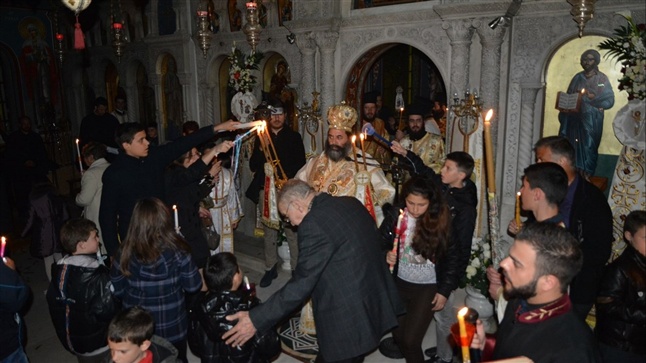 (Δελτίο Τύπου) Ακολουθία της Αναστάσεως εις τον Ιερό Μητροπολιτικό Ναό Αγ. Παρασκευής-Λαγκαδά