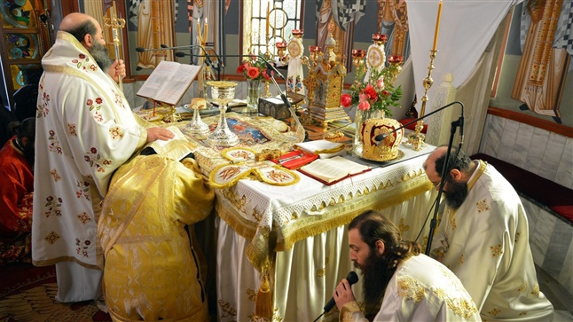 (Δελτίο Τύπου) Αρχιερατική Θεία Λειτουργία εις τον Ι.Μ.Ν. Αγ. Παρασκευής,Λαγκαδά - Εις Διάκονον Χειροτονία