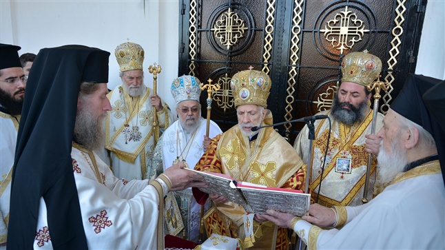 (Δελτίο Τύπου) Εγκαίνια του Ι.Ν. της Υπεραγίας Θεοτόκου και των Αγ. Κυρίλλου και Μεθοδίου - Περιβολακίου