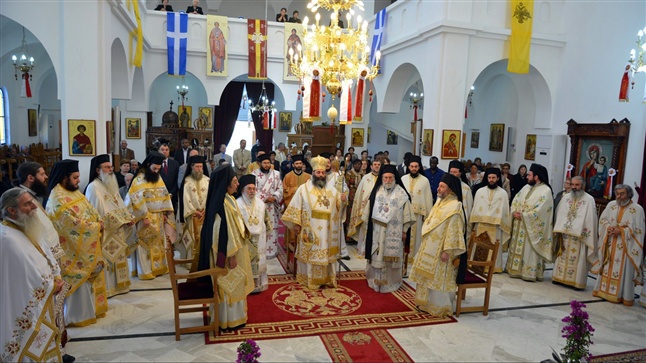 (Δελτίο Τύπου) Αρχιερατικό Συλλείτουργο και εις Διάκονον χειροτονία εις τον Ι.Ν. Υπεραγίας Θεοτόκου και Αγ. Κυρίλλου και Μεθοδίου - Περιβολακίου