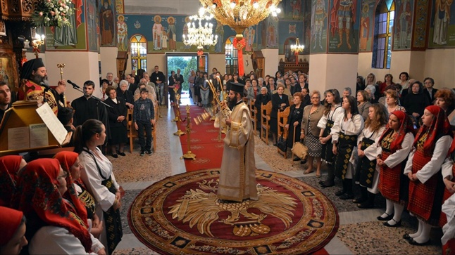 (Φωτογρ. Υλικό) Μέγας Αρχιερατικός Εσπερινός των Εγκαινίων του Ιερού Ναού Αγίου Αθανασίου-Σχολαρίου