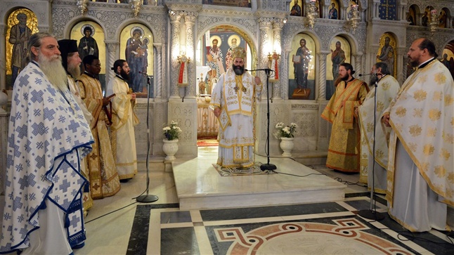 (Φωτογρ. Υλικό) Αρχιερατική Θεία Λειτουργία εις τον Ι. Μητροπολιτικό Ναό Αγ. Παρασκευής-Λαγκαδά