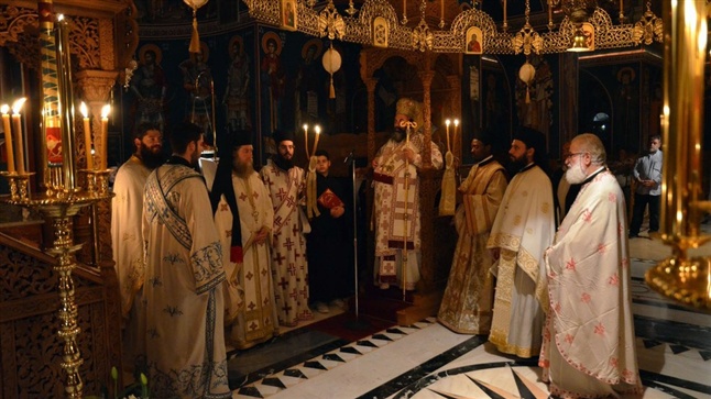 (Δελτίο Τύπου) Ιερά Αγρυπνία επί τη εορτή της Αποδόσεως του Πάσχα εις την Ι.Μονή Αναστάσεως του Κυρίου - Εμμαούς