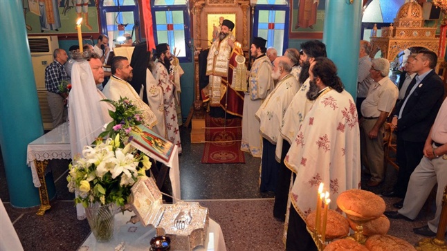 (Φωτογρ. Υλικό) Μέγας Πανηγυρικός Αρχιερατικός Εσπερινός εις τον Ι.Ν. Αναλήψεως του Σωτήρος - Μεσαίου 