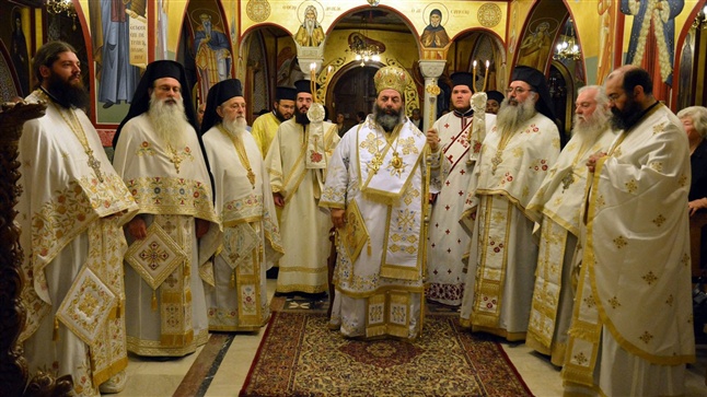 (Δελτίο Τύπου) Αρχιερατική Θεία Λειτουργία εις τον Ιερόν Ναόν Κοιμήσεως Θεοτόκου - Λαγκαδά 