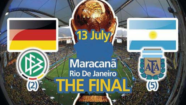 CUP: LIVE Now the big final GERMANY - ARGENTINA