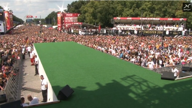 Watch now... the arrival of the World Cup Champions