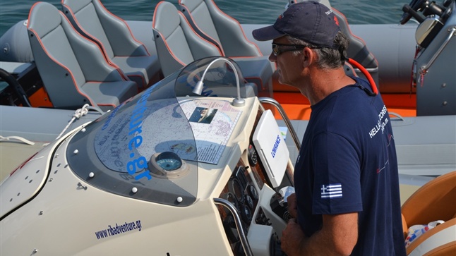 Thessaloniki to Azores on a rigid inflatable boat conveying the...