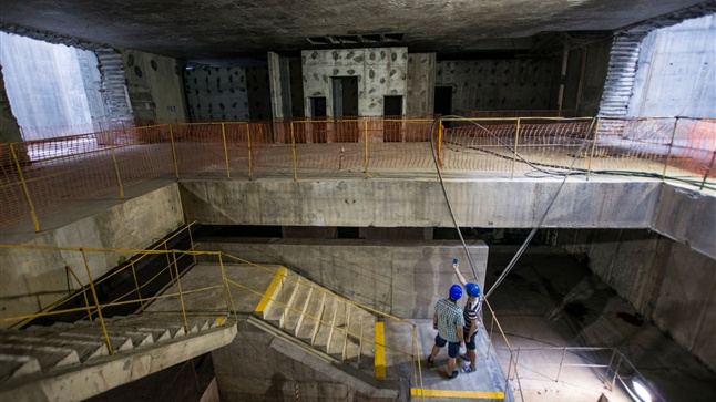 In the depths of the Thessaloniki Metro