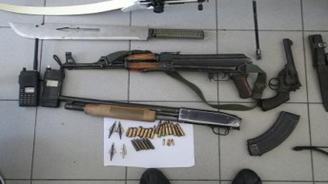 Arrest of four people in Florina for violation of the Arms Act