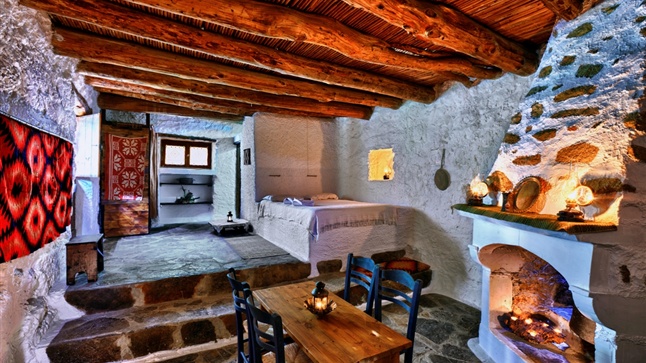 The ruined village which has been turned into a famous tourist...