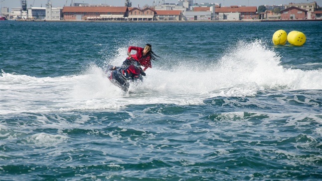 Jet ski championship on Thermaic Gulf