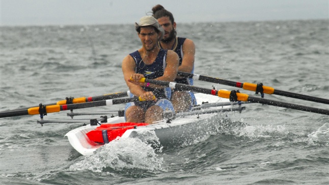 The Greek soul stood at the World Coastal Rowing. The Vardaris...