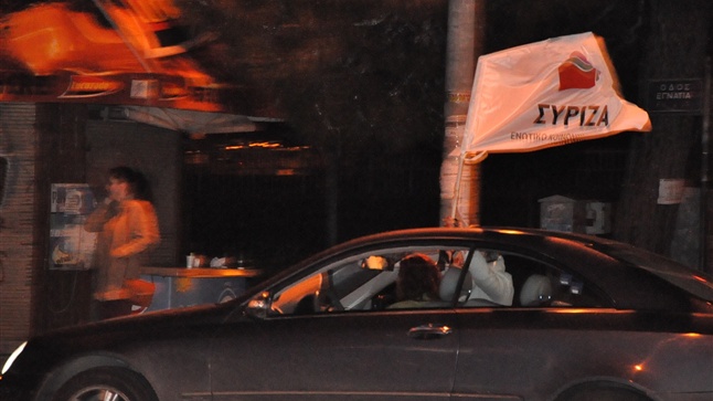 Εκλογές 2015- Θεσσαλονίκη: Κλίμα και παλμός κατά  την ανακοίνωση...