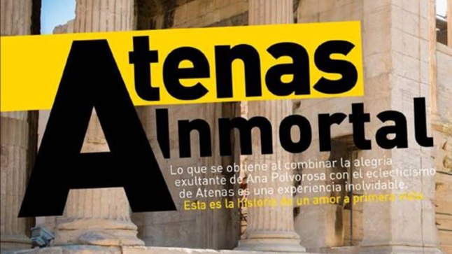 «Αθάνατη Αθήνα» είναι ο τίτλος αφιερώματος  του ισπανικού ηλεκτρονικού...