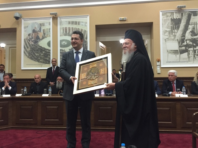 Apostolos Tzitzikostas greeted the Ecumenical Patriarch Bartholomaios