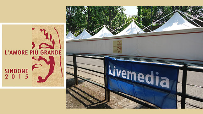 Το Livemedia στην Ιερά Σινδόνη