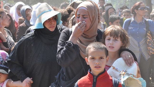 Livemedia in Idomeni with Red Cross'