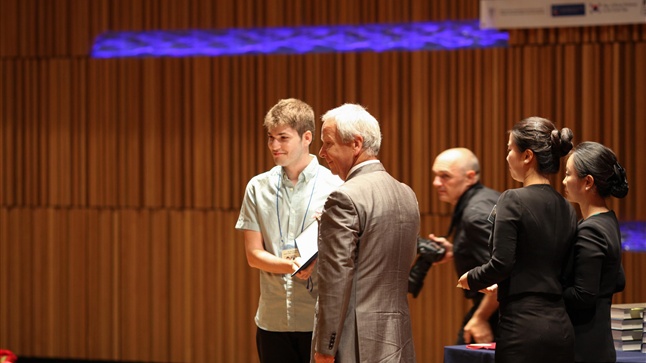 First prize in the student department of Music Studies of the...